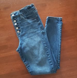 High-waisted button fly GAP jeans